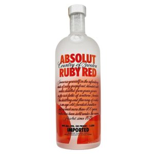 Absolut Ruby Red Vodka 1L