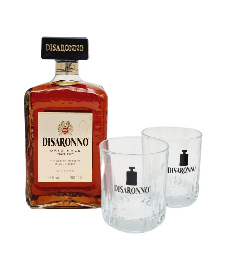 Disaronno Amaretto 0.7L+2 Pahare Disaronno Amaretto 0.7L+2 Pahare