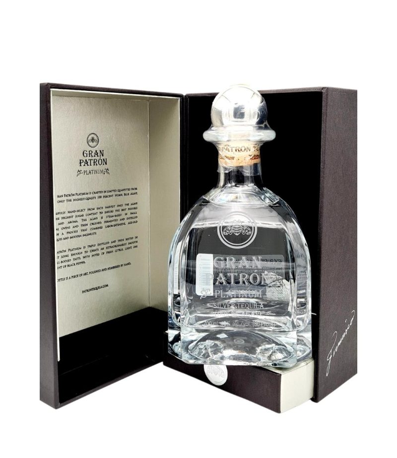 Patron Gran Platinum Tequila 0.7L Patron Gran Platinum Tequila 0.7L