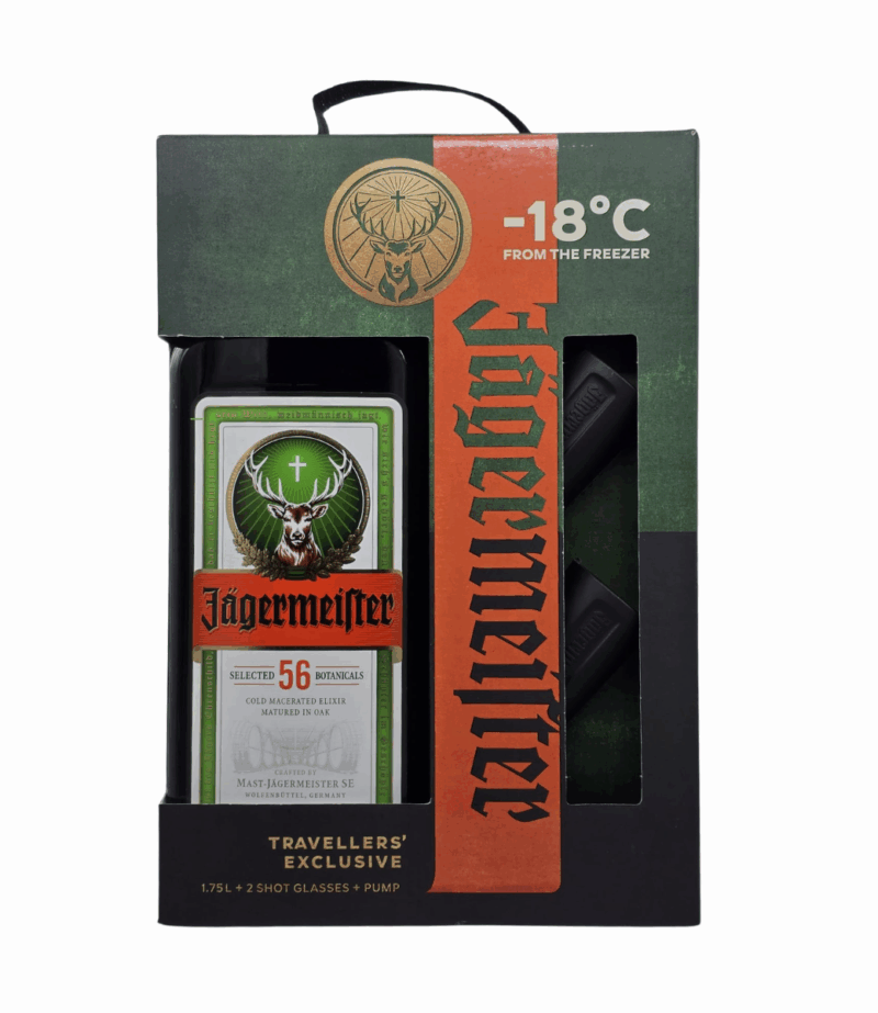 Jagermeister 1.75L+2 Pahare
