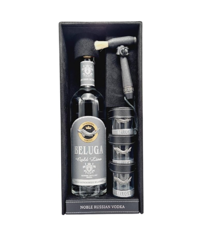Beluga Gold Line Vodka 0.7L + 3 Shots