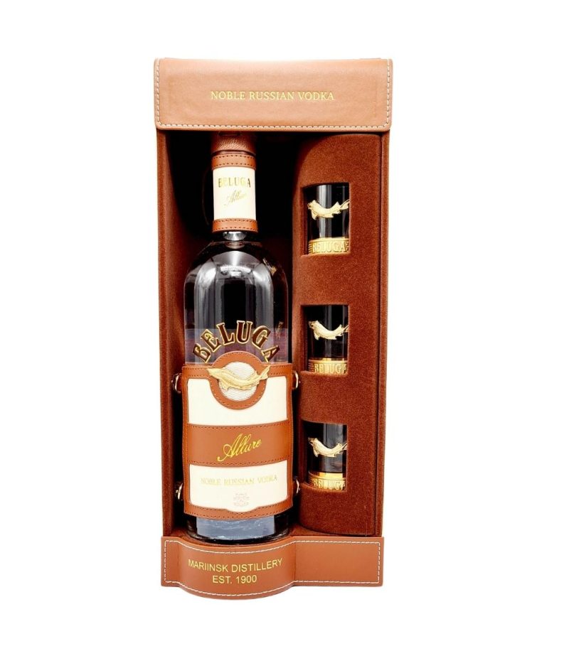 Beluga Allure Vodka 0.7L+ 3 Shots - Finebar
