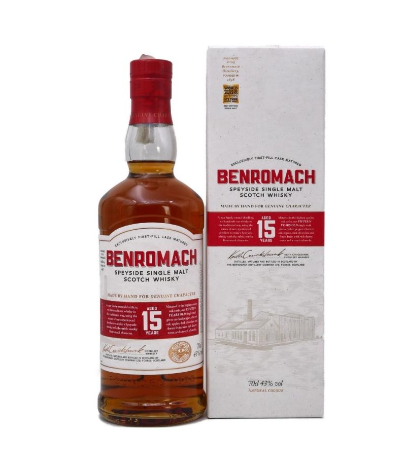 Benromach 15YO First Fill Whisky 0.7L Benromach 15YO First Fill Whisky 0.7L