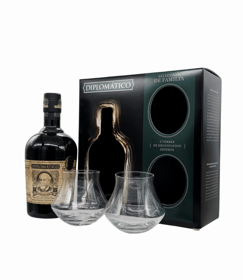 Diplomatico Seleccion de Familia Rom 0.7L+2 Pahare Diplomatico Seleccion de Familia Rom 0.7L+2 Pahare