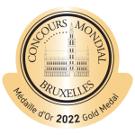 Concours Mondial Bruxelles 2022 Medaille d'Or Concours Mondial Bruxelles 2022 Medaille d'Or