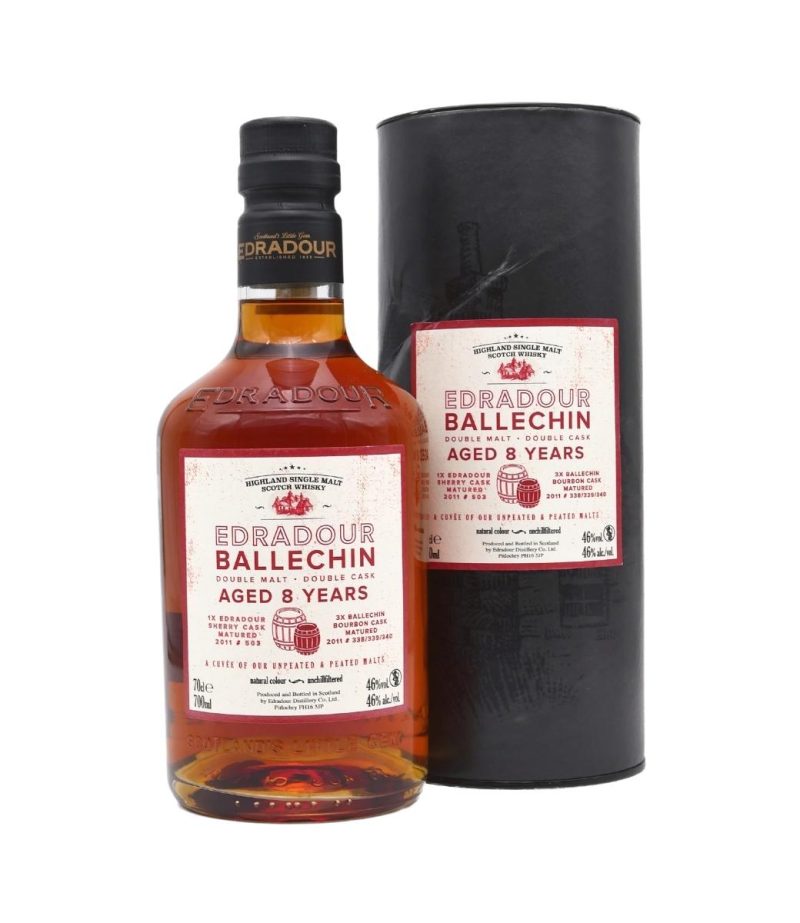 Ballechin 8YO Double Cask Whisky 0.7L 10100448
