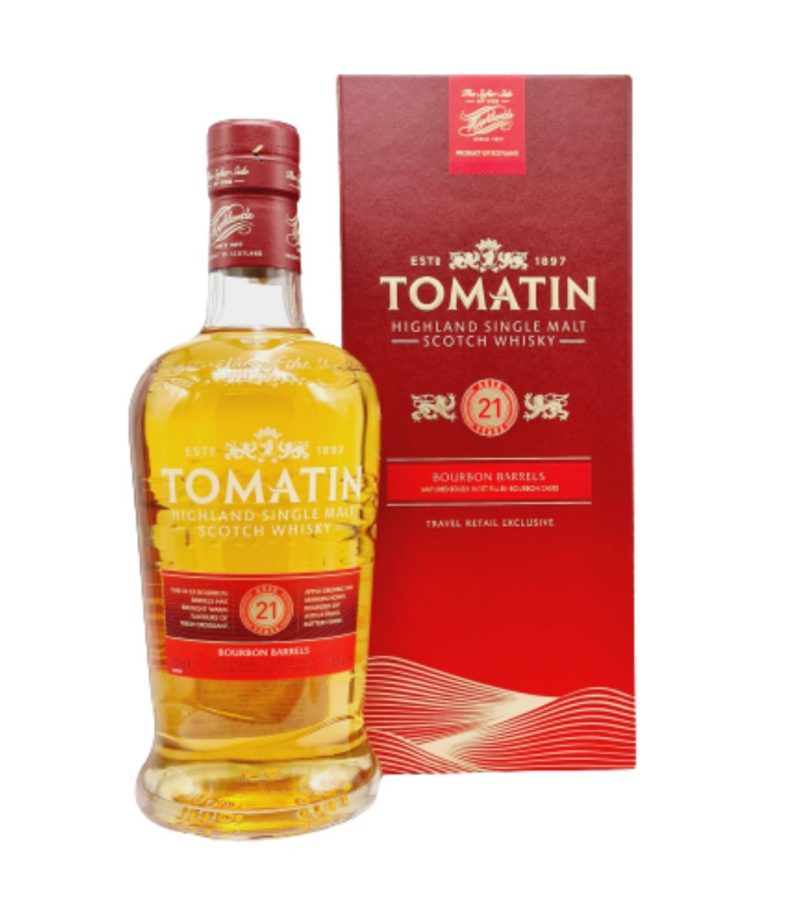 Tomatin 21YO Bourbon Barrels Whisky 0.7L Tomatin 21YO Bourbon Barrels Whisky 0.7L