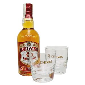 Chivas Regal 12YO Whisky 0.7L+2 Pahare