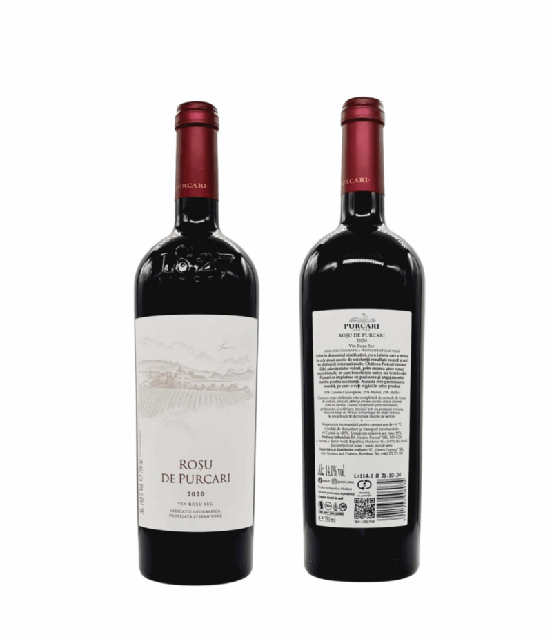 Purcari Rosu de Purcari 2020 0.75L Purcari Rosu de Purcari 2020 0.75L