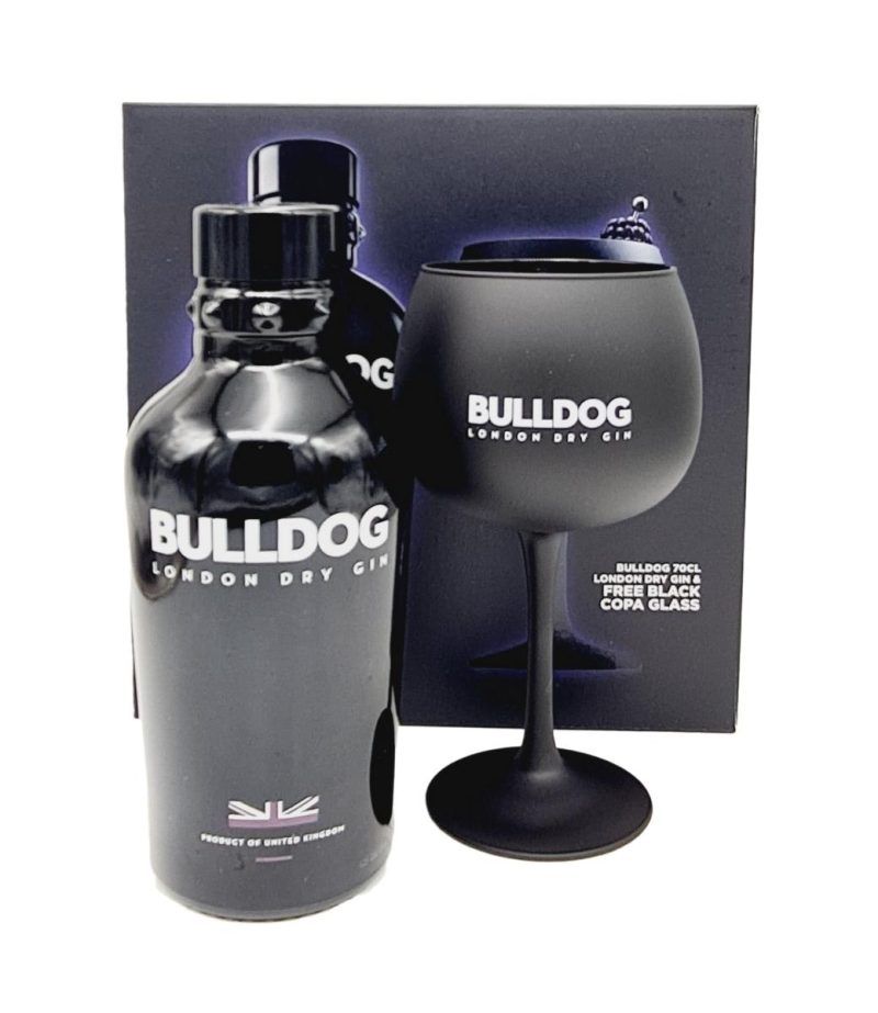 Bulldog London Dry Gin 0.7L+1 Pahar
