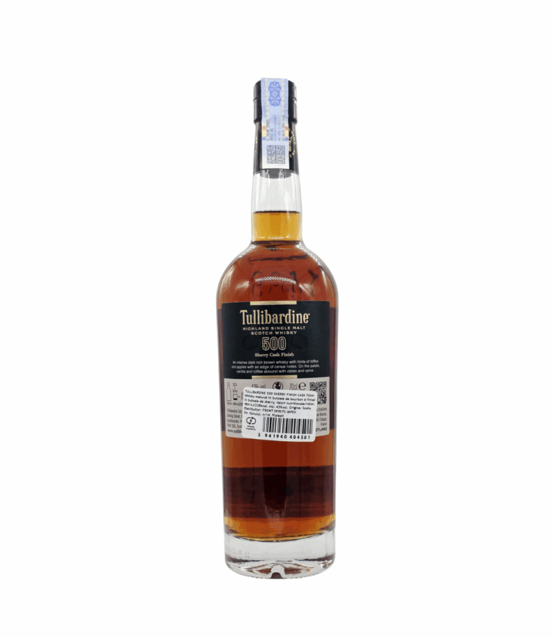 Tullibardine 500 Sherry Cask Finish Whisky 0.7L