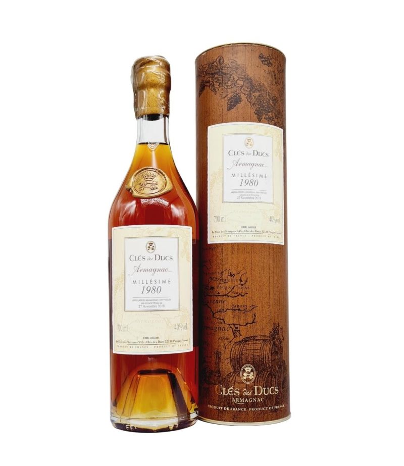 Cles des Ducs 1980 Armagnac 0.7L Cles des Ducs 1980 Armagnac 0.7L