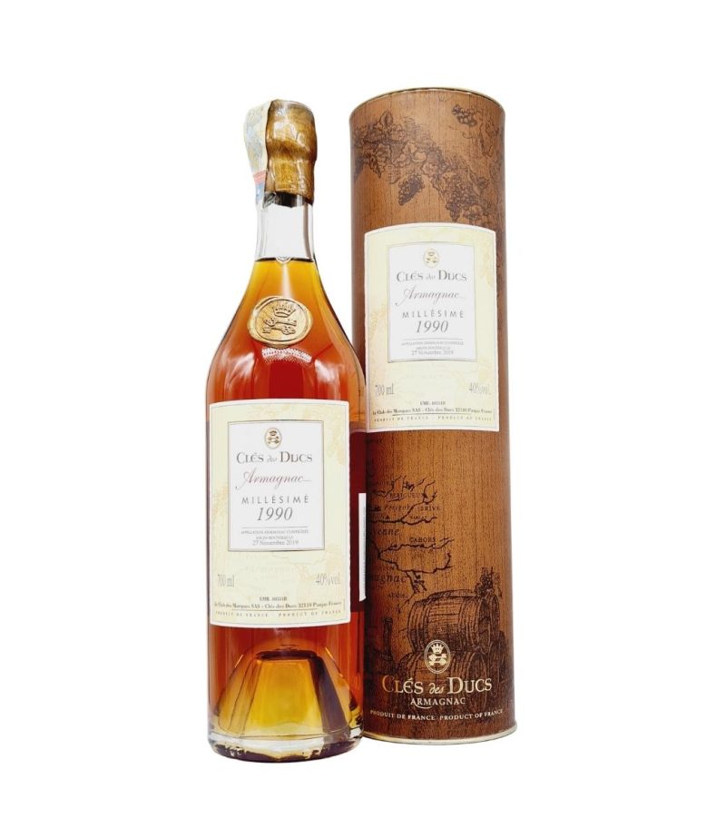 Cles des Ducs 1990 Armagnac 0.7L Cles des Ducs 1990 Armagnac 0.7L