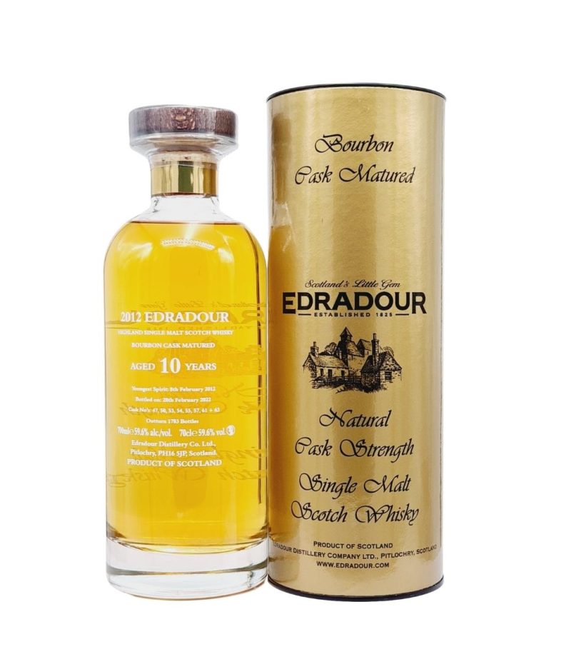 Edradour 10YO 2012 Bourbon Cask Matured Whisky 0.7L Edradour 10YO 2012 Bourbon Cask Matured Whisky 0.7L
