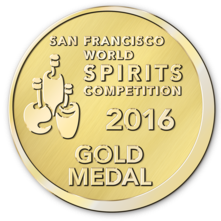 San Francisco World Spirits Competition 2016 Gold San Francisco World Spirits Competition 2016 Gold