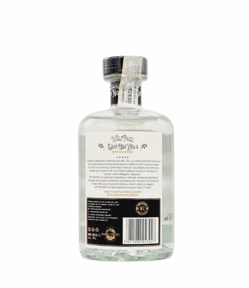 Magura Zamfirei Wolfpack Dry Gin No.4 0.5L