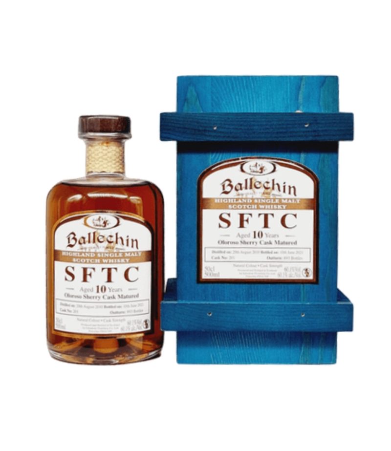 Ballechin 10 Ani 2010 Straight From The Cask Oloroso Sherry Whisky 0.5L Ballechin 10 Ani 2010 Straight From The Cask Oloroso Sherry Whisky 0.5L