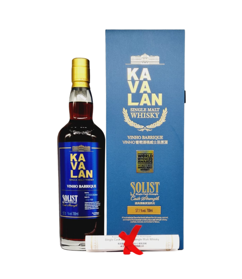 Kavalan Solist Vinho Barrique Whisky 0.7L Kavalan Solist Vinho Barrique Whisky 0.7L