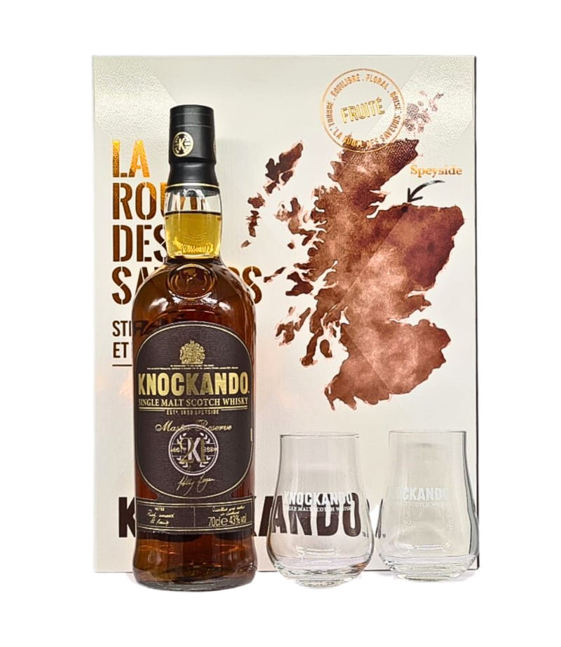 Knockando 21 Ani Whisky 0.7L + 2 Pahare