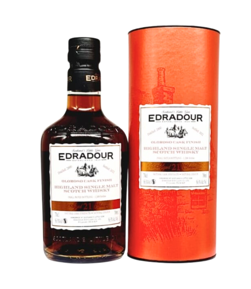 Edradour 21 Ani Oloroso Sherry Cask Whisky 0.7L Edradour 21 Ani Oloroso Sherry Cask Whisky 0.7L