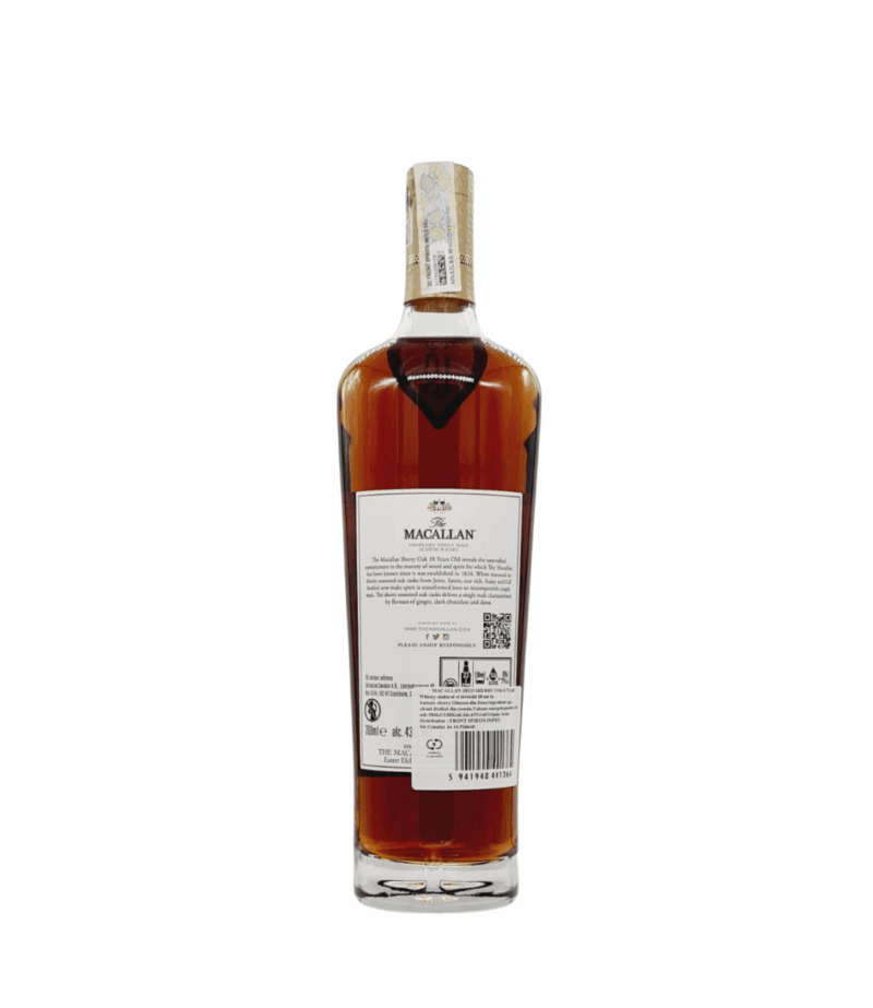 Macallan 18 Ani Sherry Oak 2023 Release Whisky 0.7L
