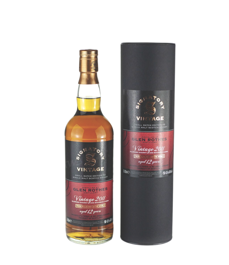 Signatory Vintage Glenrothes 12 Ani 2011 Whisky 0.7L Signatory Vintage Glenrothes 12 Ani 2011 Whisky 0.7L