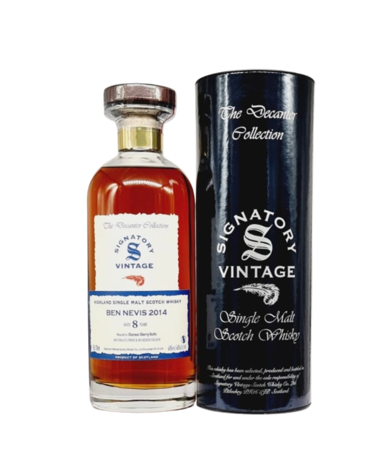 Signatory Vintage Ben Nevis 8 Ani 2014 Sherry Cask Whisky 0.7L Signatory Vintage Ben Nevis 8 Ani 2014 Sherry Cask Whisky 0.7L