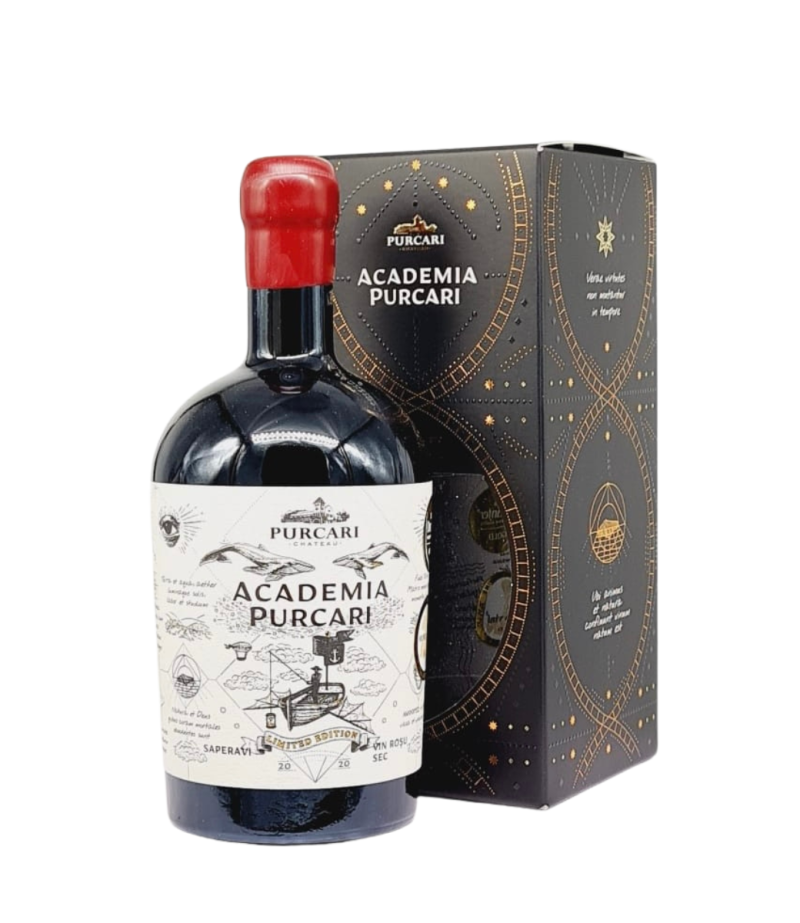 Purcari Academia Viorica Saperavi Vin Rosu Sec 0.75L Purcari Academia Viorica Saperavi Vin Rosu Sec 0.75L