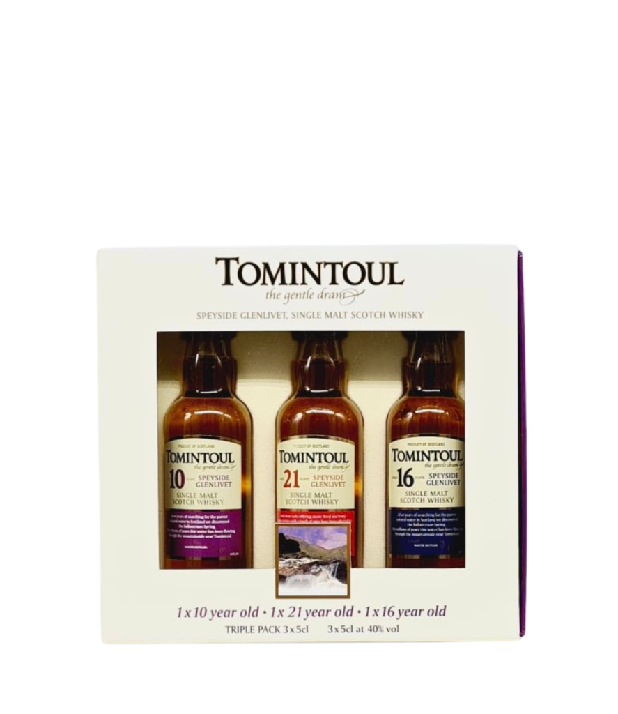 Tomintoul Whisky Miniset (10 Ani/16 Ani/21 Ani) 3x0.05L