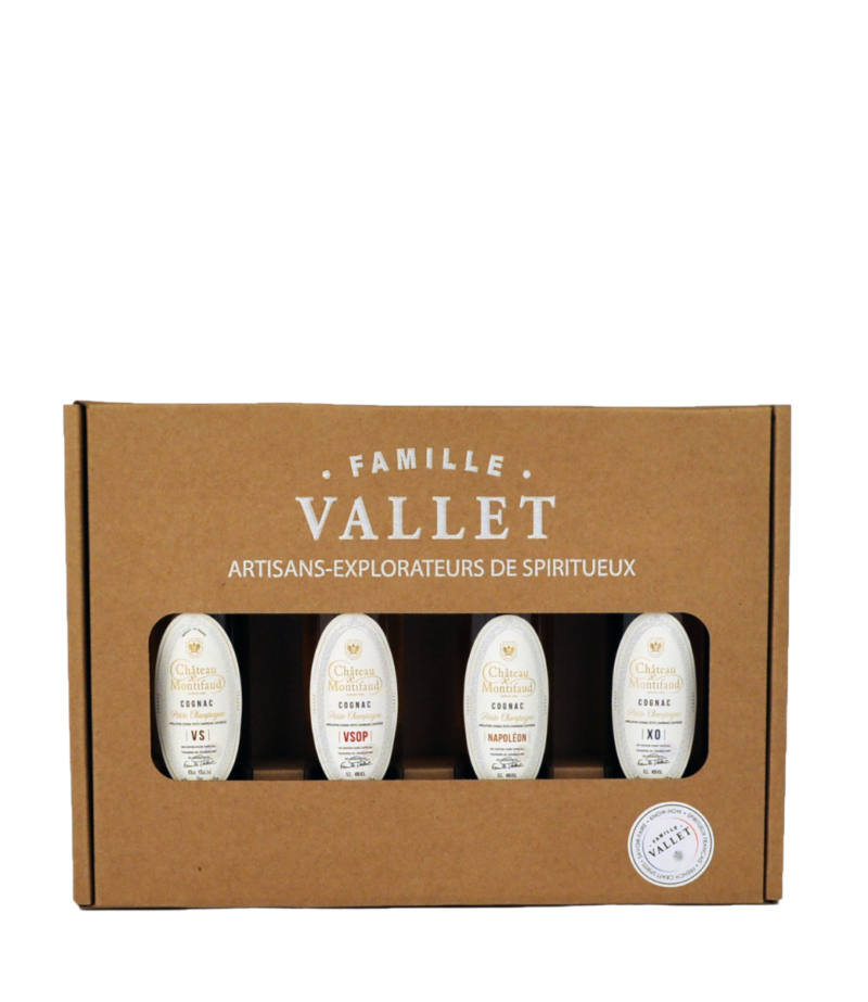 Set Chateau de Montifaud Petite Champagne Cognac 4 buc x 0.05L Set Chateau de Montifaud Petite Champagne Cognac 4 buc x 0.05L