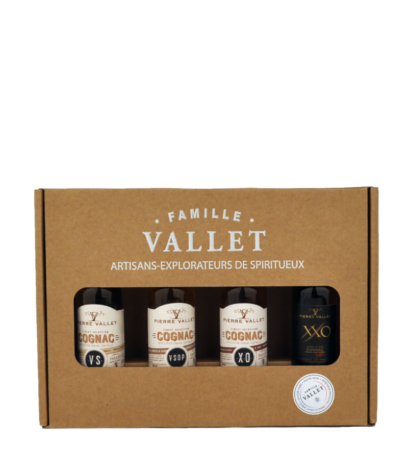 Set Pierre Vallet Cognac 4 buc x 0.05L