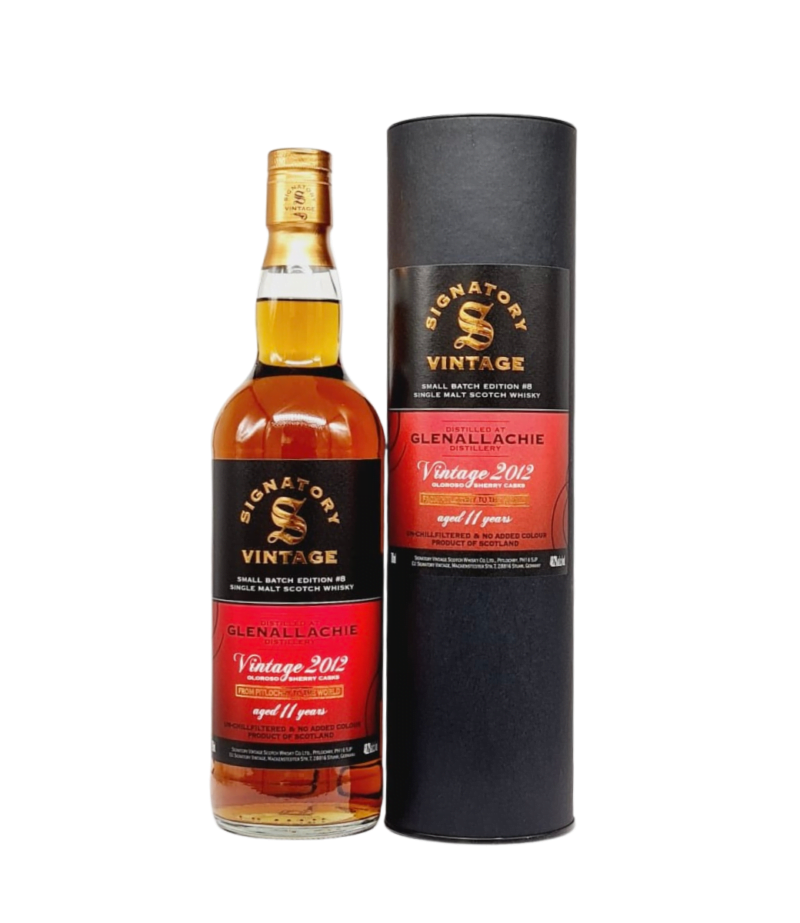 Signatory Vintage Glenallachie 2012 Small Batch No.8 Whisky 0.7L