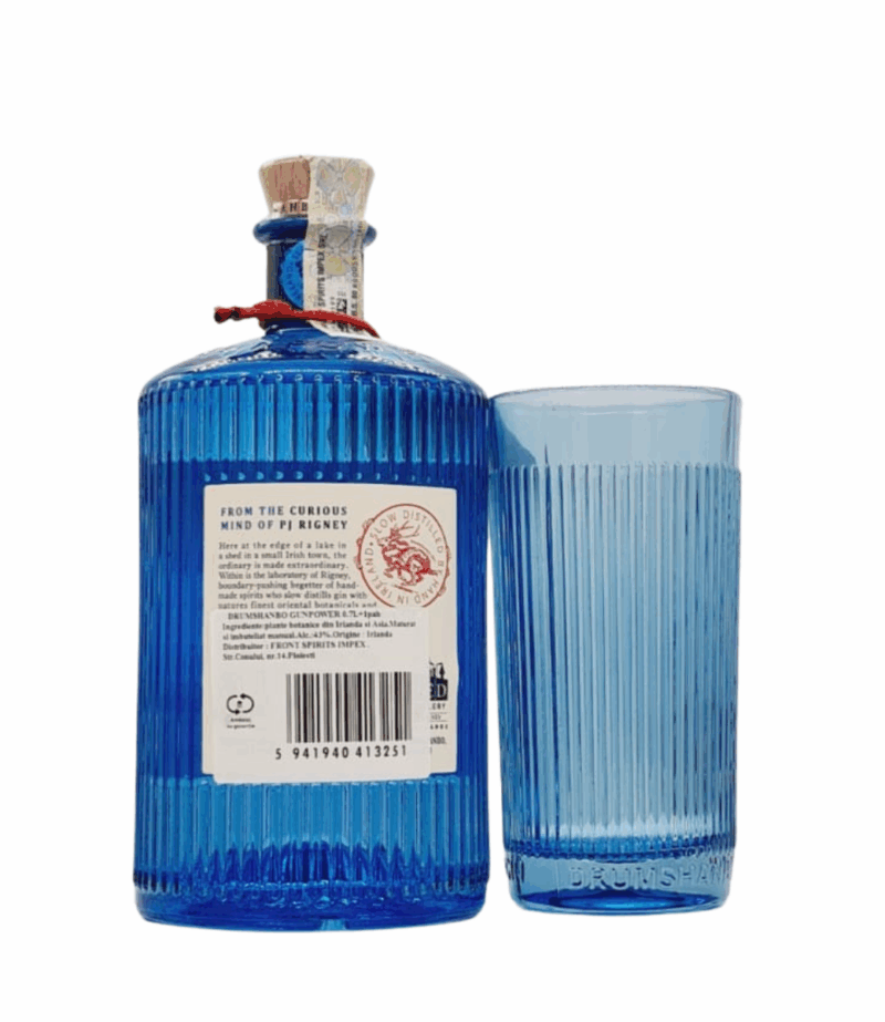 Drumshanbo Gunpowder Irish Gin 0.7L + Pahar
