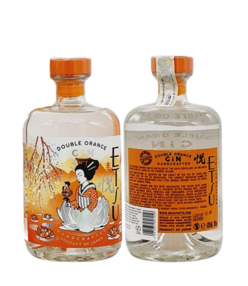 Etsu Double Orange Gin 0.7L+1 Pahar