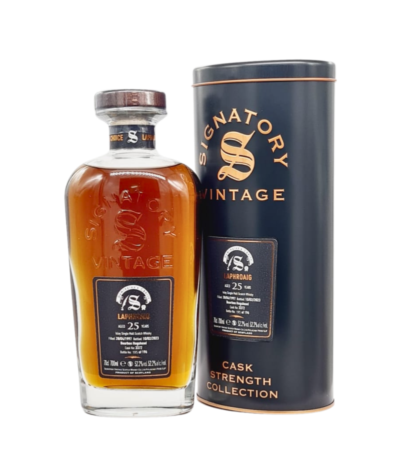 Signatory Vintage Laphroaig 25 Ani Symington's Choice Cask Strength Whisky 0.7L Signatory Vintage Laphroaig 25 Ani Symington's Choice Cask Strength Whisky 0.7L