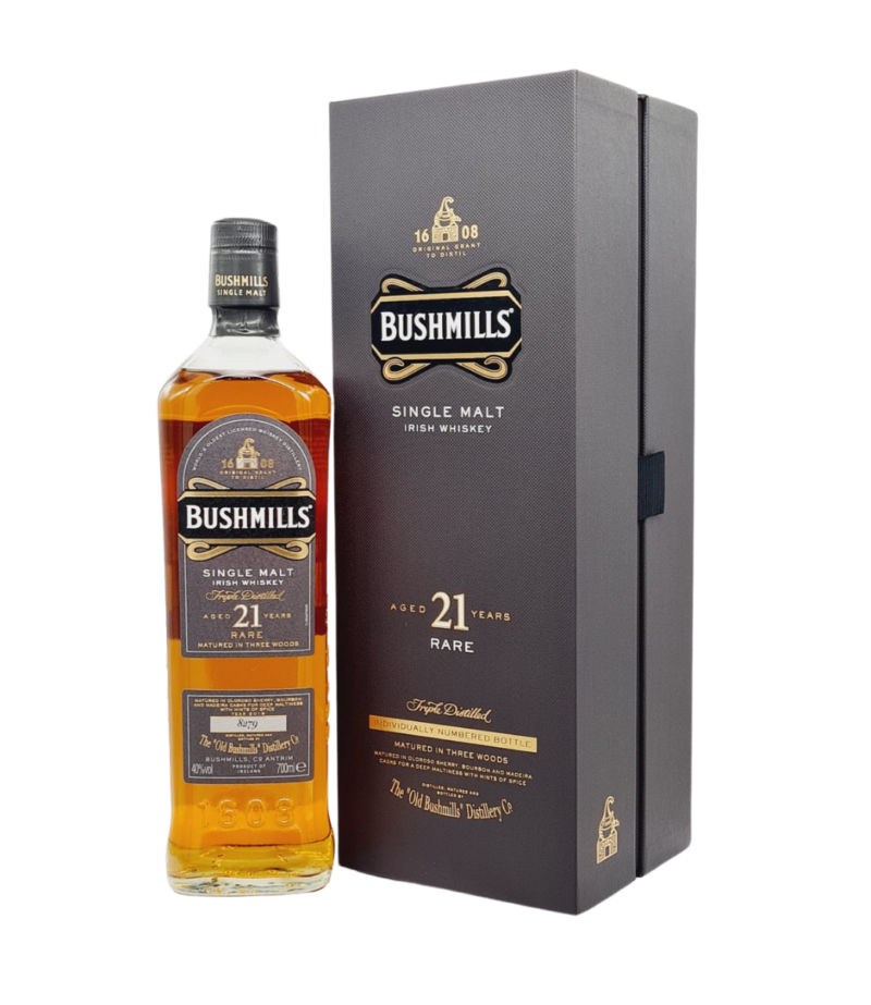 Bushmills 21 Ani Rare Malt Triple Distilled Whisky 0.7L Bushmills 21 Ani Rare Malt Triple Distilled Whisky 0.7L