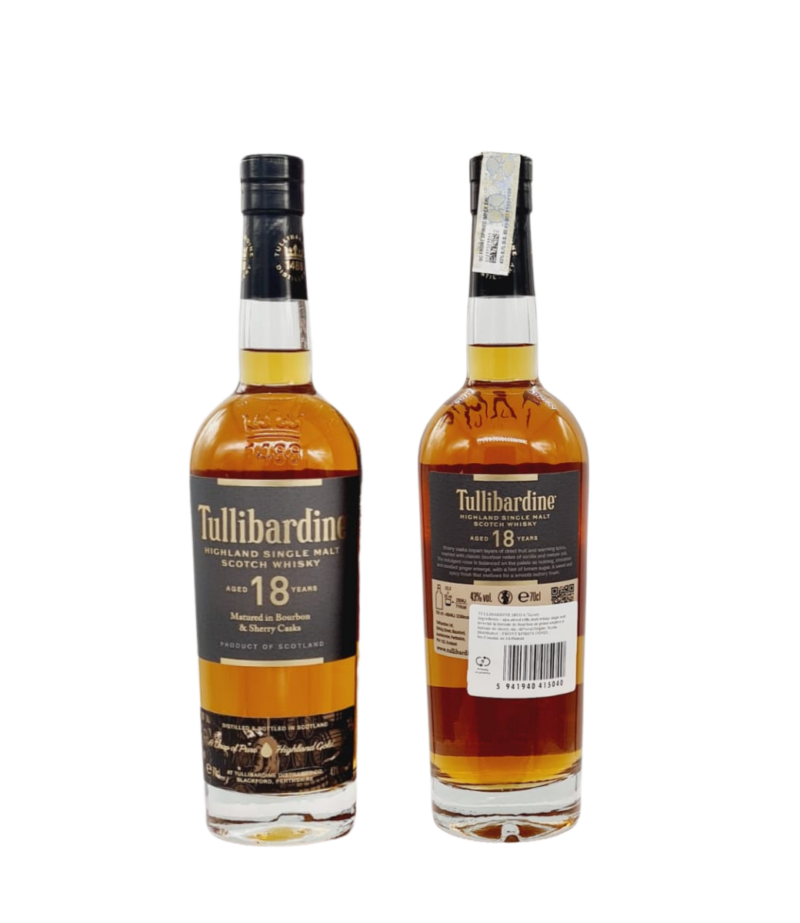 Tullibardine 18 Ani Whisky 0.7L