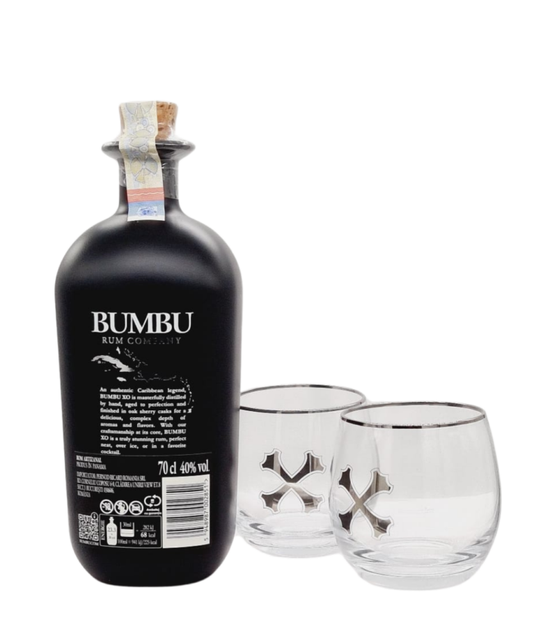 Bumbu XO Rom 0.7L + 2 Pahare