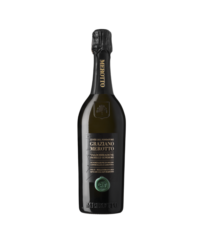 Merotto Cuvee Del Fondatore Graziano Merotto Valdobbiadene Prosecco Superiore DOCG 0.75L Merotto Cuvee Del Fondatore Graziano Merotto Valdobbiadene Prosecco Superiore DOCG 0.75L