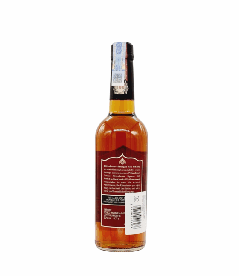 Rittenhouse 100 Proof Straight Rye Whisky 0.7L