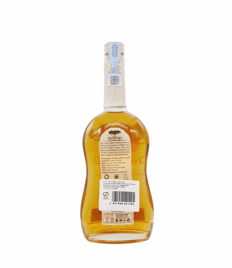 Novo Fogo Barrel Aged Cachaca 0.7L