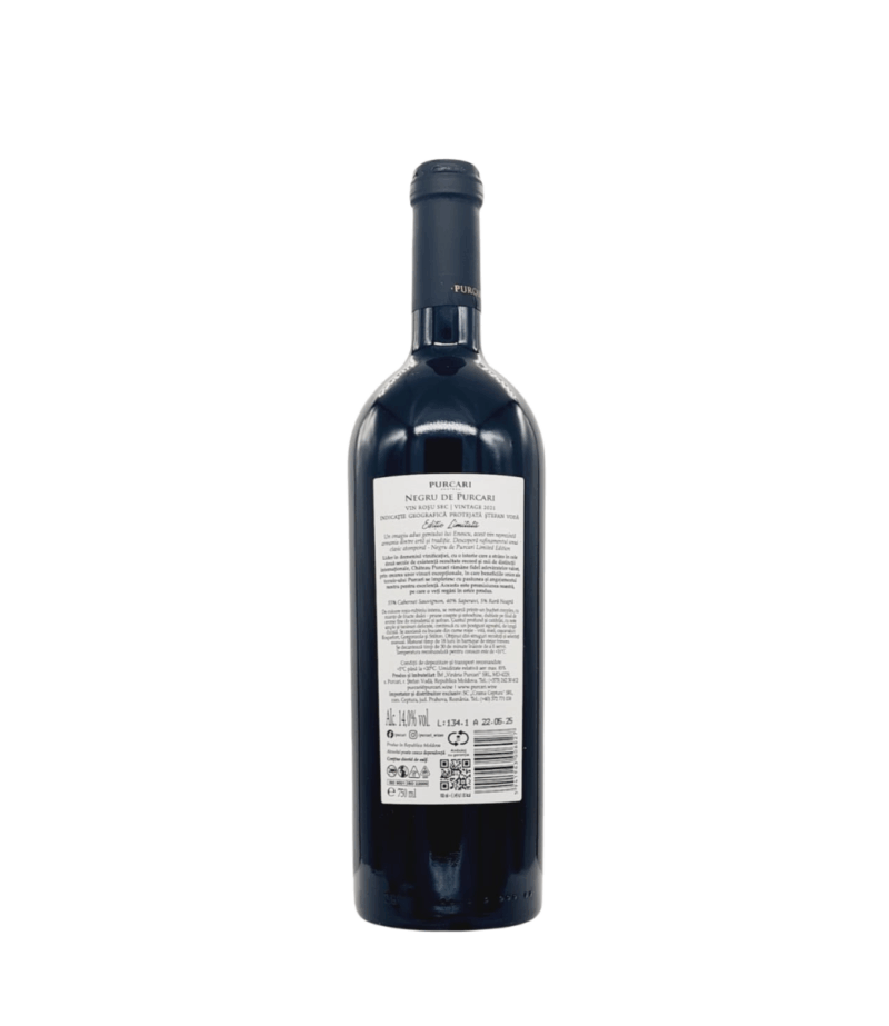 Purcari Negru De Purcari Vintage 2020 Vin Rosu Sec 0.75L