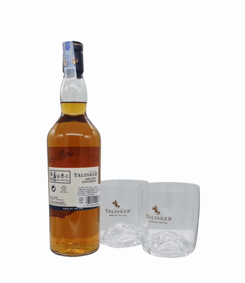Talisker 10 Ani Whisky 0.7L+2 Pahare