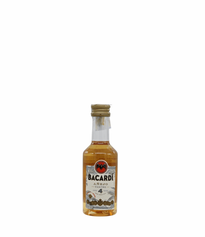Bacardi Anejo 4 Ani Rom 0.05L PET Bacardi Anejo 4 Ani Rom 0.05L PET