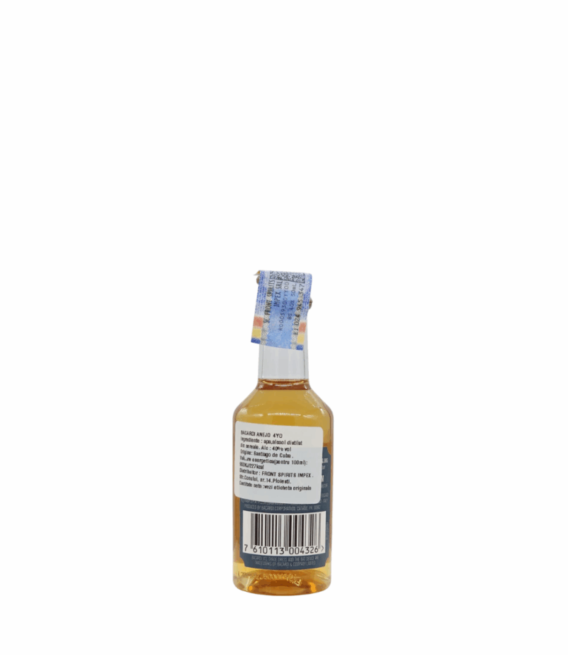 Bacardi Anejo 4 Ani Rom 0.05L PET