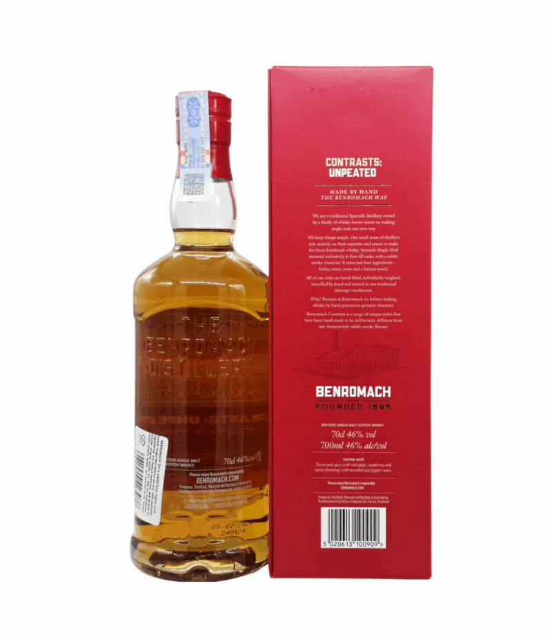 Benromach 2014 Contrasts Unpeated Whisky 0.7L