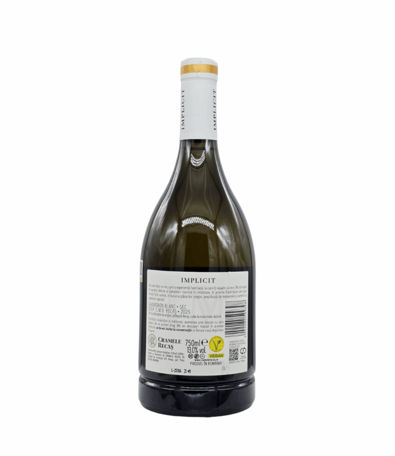 Recas Implicit Sauvignon Blanc Vin Alb Sec 0.75L