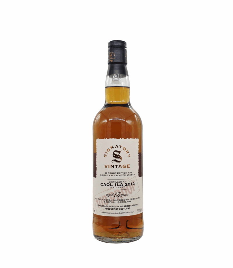 Signatory Caol Ila 13 Ani 2012 100 Proof Edition #70 Whisky 0.7L Signatory Caol Ila 13 Ani 2012 100 Proof Edition #70 Whisky 0.7L
