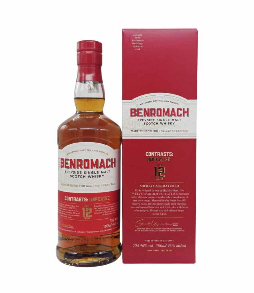 Benromach 12 Ani Sherry Cask Unpeated Whisky 0.7L