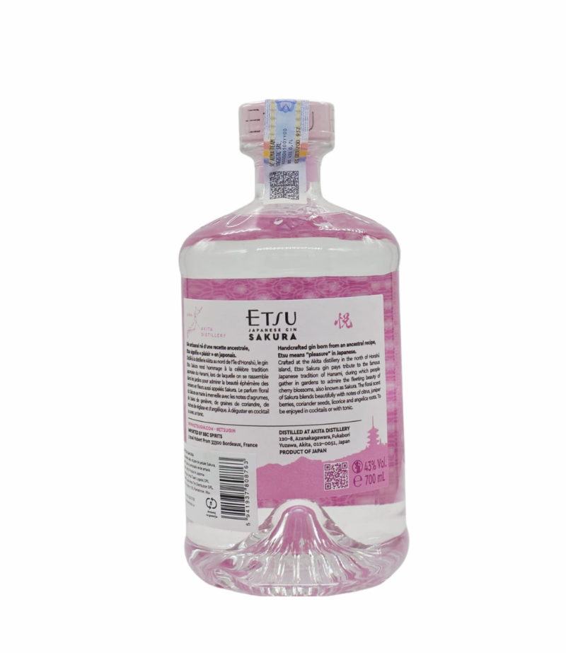 Etsu Sakura Japanese Gin 0.7L